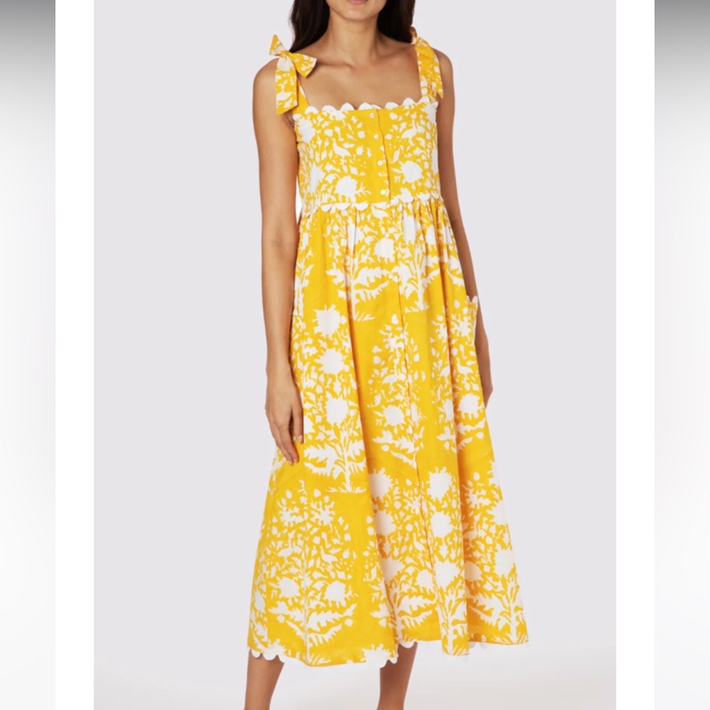 NWT Juliet Dunn Shoulder Tie Dress